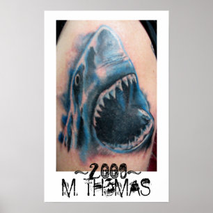 Shark Tattoo Poster