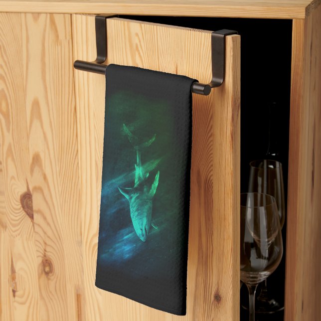 Shark Tea Towel (Thirds Fold)