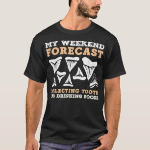 Shark Teeth Hunter Design for Fossil Collector  T-Shirt