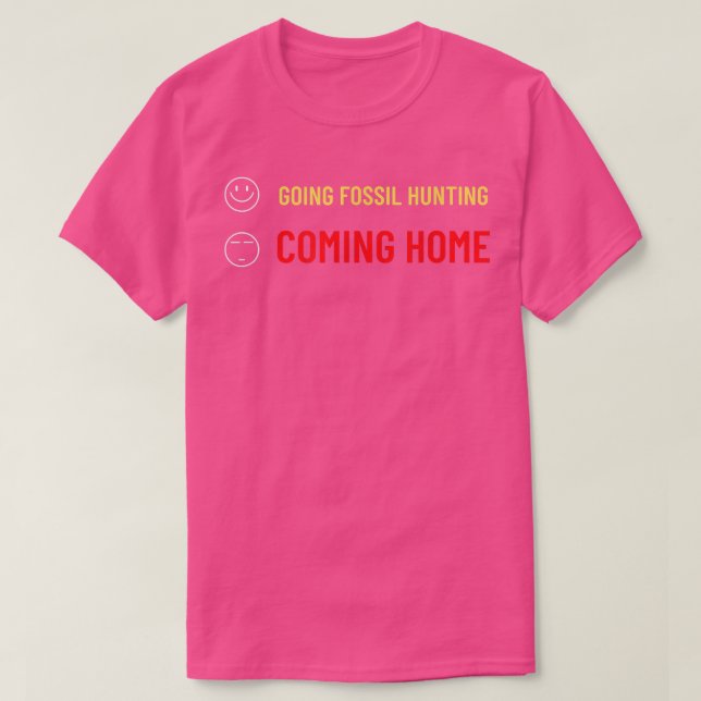 Shark Teeths Fossil Hunter Going Fossil Hunting Co T-Shirt (Design Front)