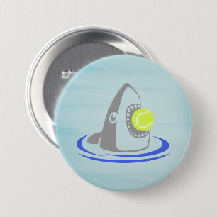 Shark Tennis Button