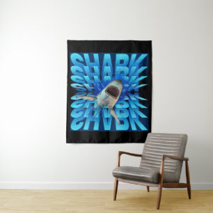 shark text effect typography  tapestry