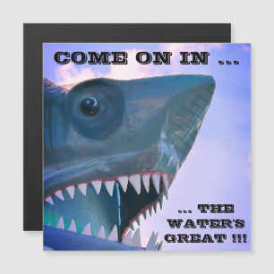 SHARK THE WATER'S GREAT CRUISE DOOR MAGNET