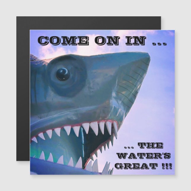 SHARK THE WATER'S GREAT CRUISE DOOR MAGNET (Front/Back)