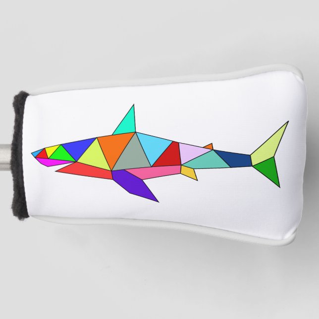 Shark Themed Putter Head Cover (Front)