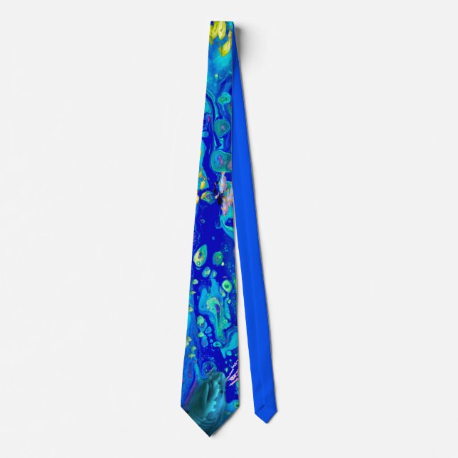 Shark tie, ocean tie, fish tie (Front)