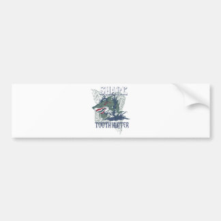SHARK TOOH HUNTER BUMPER STICKER