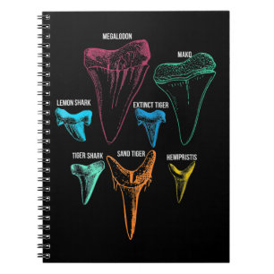 Shark Tooth Hunting Identity Key Notebook