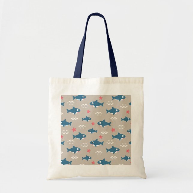 Shark Tote Bag (Front)