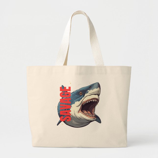 Shark Tote Bag (Front)