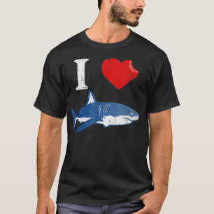 Shark Tshirt, I Love Shark Shirt, Shark Lover Gift T-Shirt