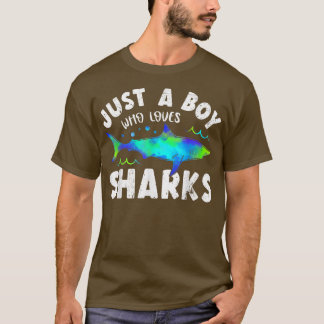 Shark Tshirt, Shark Lover Tshirt, Boys Funny Shark T-Shirt