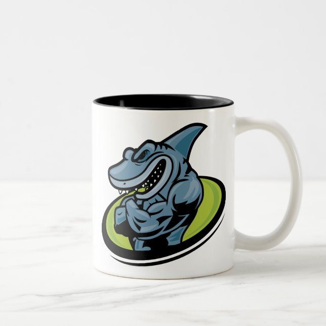 shark Two-Tone coffee mug (Right)