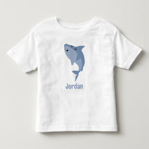 Shark Under The Sea Cute Personalised Toddler T-Shirt