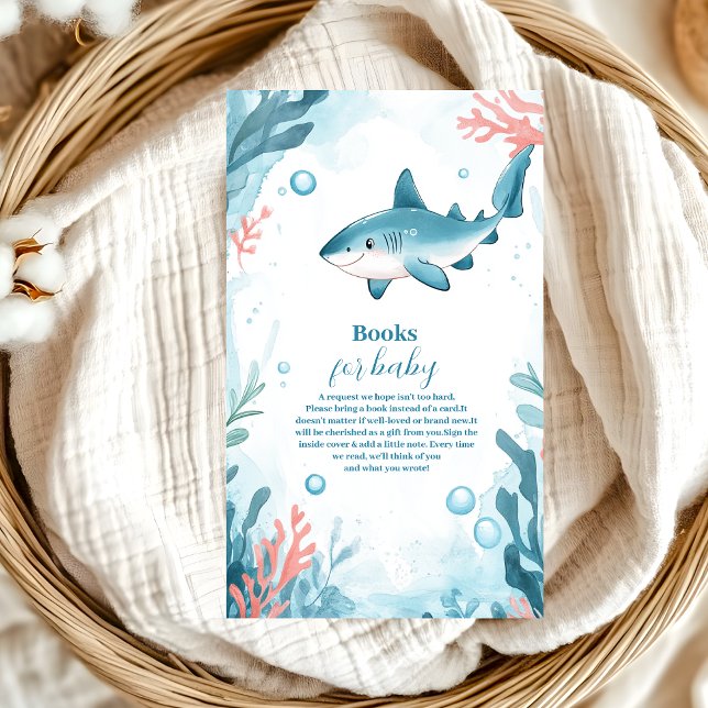 Shark Under the Sea Ocean Animals Books for Baby Enclosure Card (Creator Uploaded)