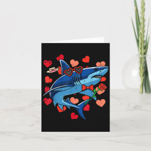 Shark Valentines Day Valentine Kids Toddler Boys Y Card