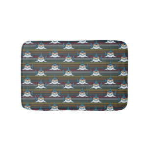 Shark Vintage Colours Funny Sunglasses Sea Animals Bath Mat