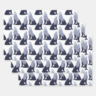 Shark Vintage Colours Funny Sunglasses Sea Animals Wrapping Paper Sheet