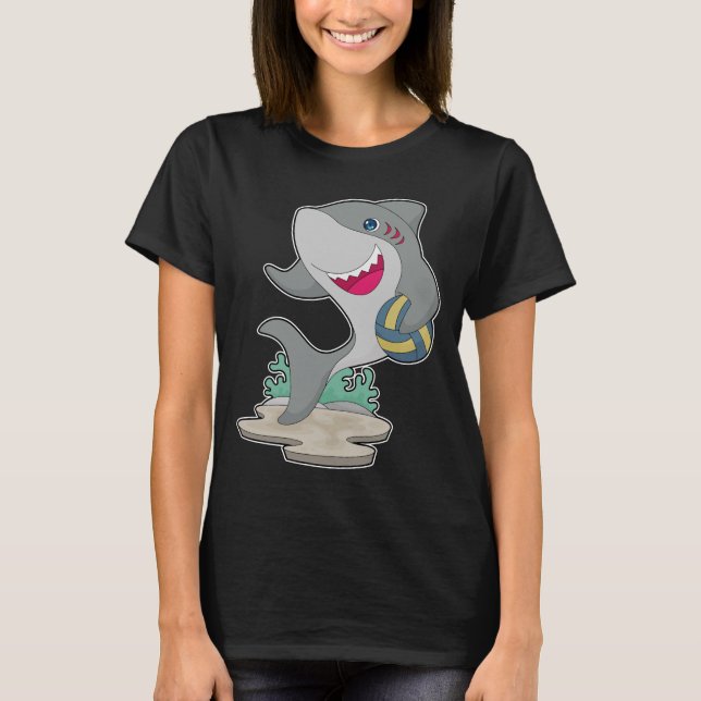 Shark Volleyball player Volleyball T-Shirt (Front)