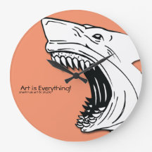 Shark Wall Clock