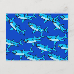Shark Wallpaper Postcard