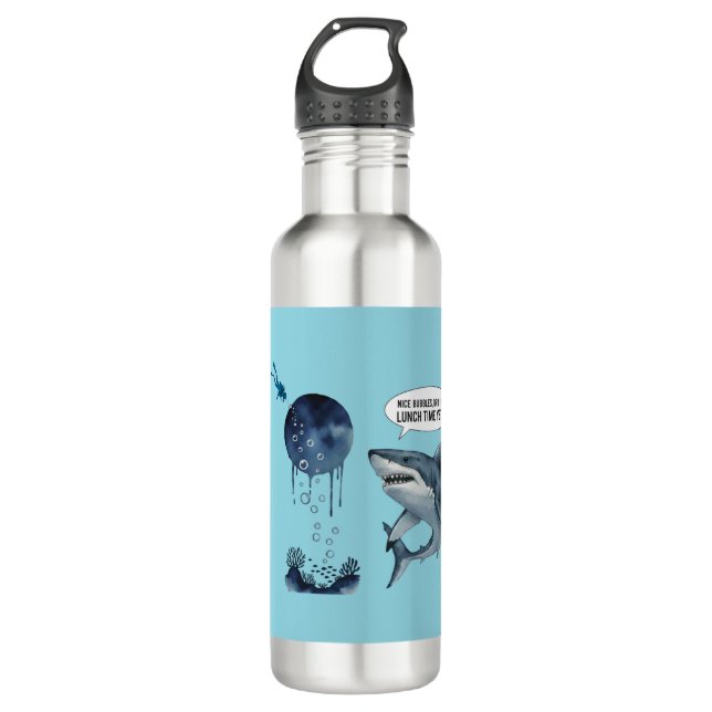 Shark water bottel  710 ml water bottle (Front)