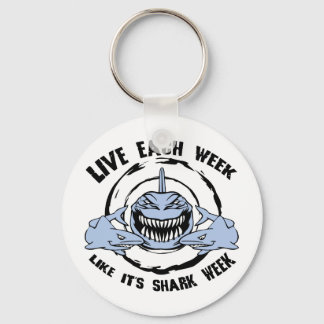 Shark Week Key Ring