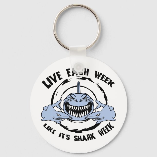 Shark Week Key Ring (Front)