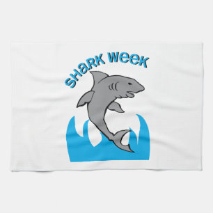 Shark Week Tea Towel