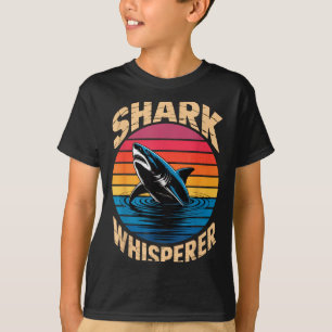 Shark Whisperer Ocean Lover Summer Vibes Beach Fun T-Shirt