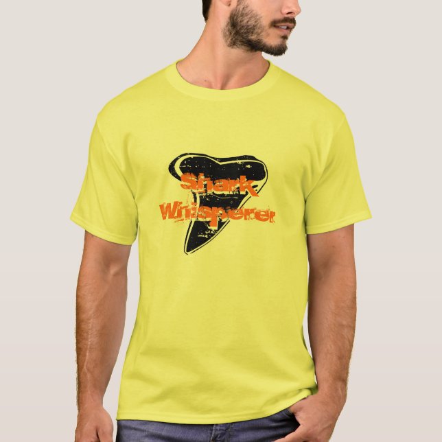 Shark whisperer t shirt (Front)