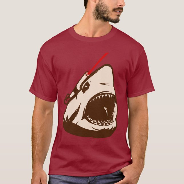 Shark with a Frickin' Laser Beam T-Shirt (Front)