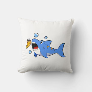 Shark with Pizza as Bait Cushion