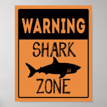 Shark Zone Poster