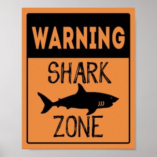 Shark Zone Poster