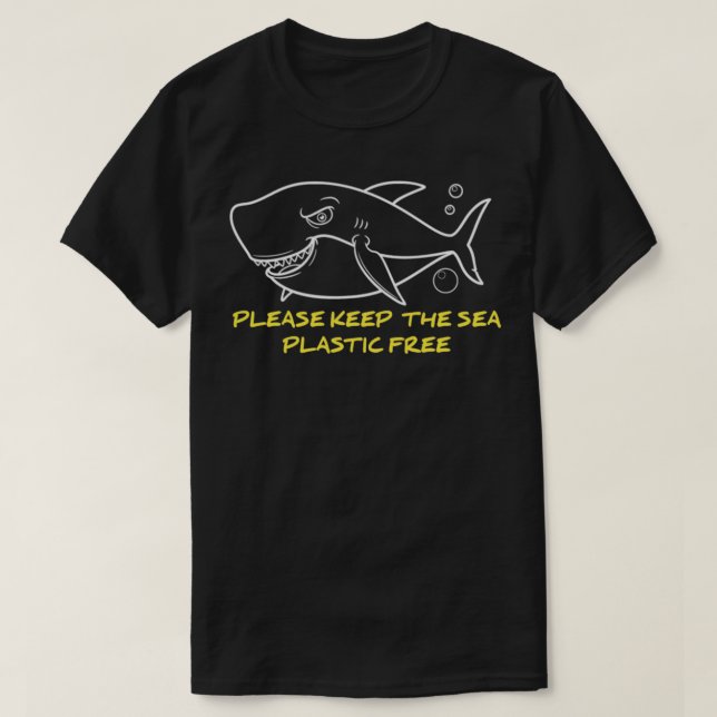 SHARKamp PLASTIC T-Shirt (Design Front)