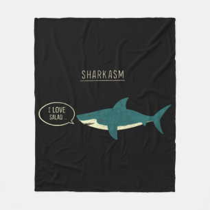 Sharkasm Classic Fleece Blanket