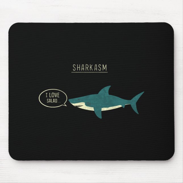 Sharkasm Classic Mouse Mat (Front)