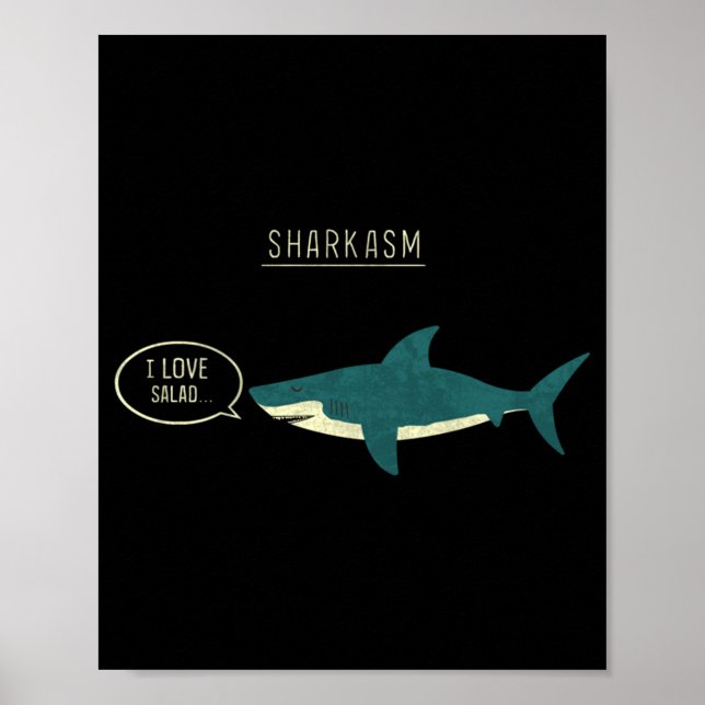 Sharkasm Classic Poster (Front)