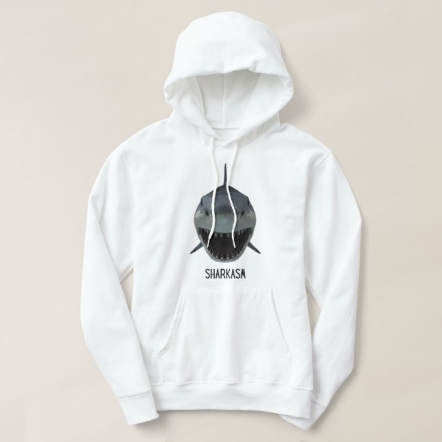 sharkasm hoodie (Design Front)