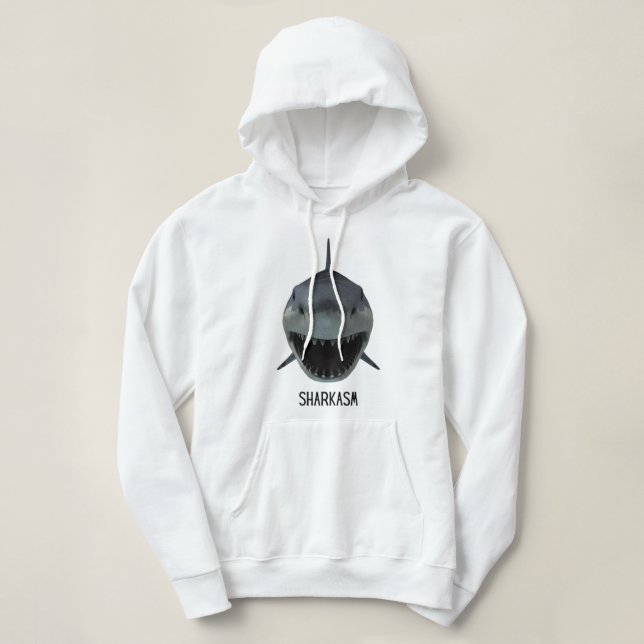 sharkasm hoodie (Design Front)