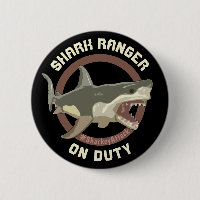 Sharkey d'Shark "Sharkey Attack" Wearable Button