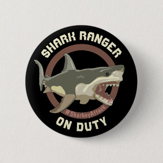 Sharkey d'Shark "Sharkey Attack" Wearable Button
