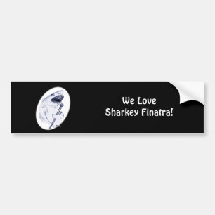Sharkey Finatra Bumper Sticker