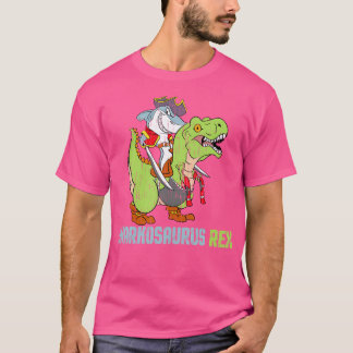 Sharkosaurus Rex Shirt - Shark And Dinosaur Trex P