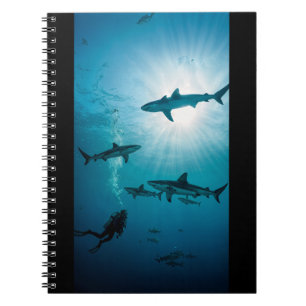 Sharks and Diver Notebook