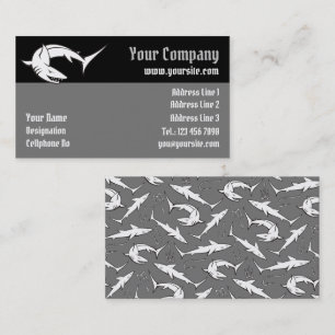 Sharks and Hooks Business Card