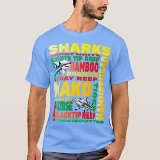 Sharks Aquarium Hobbyist Ocean Marine Biology Biol T-Shirt