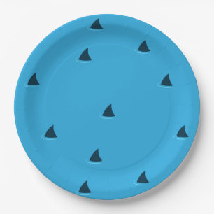 Sharks attention! paper plate
