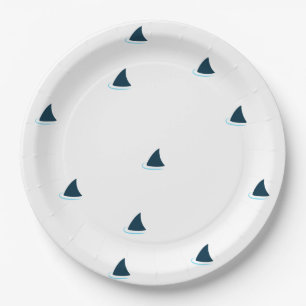 Sharks attention! paper plate